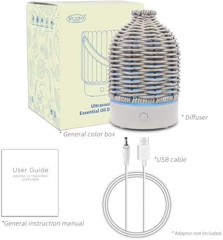VICTORIA AROMA Essential Oil Diffuser - Multifunction Aromatherapy Diffuser - Image 7
