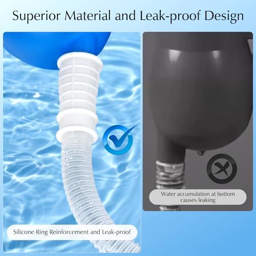 Portable Urinals for Men Spill Proof, OOCOME Upgrade Male Urinal Bottle Spill Proof for Seniors, Bedside Urinal with Soft Funnel & Long Hose, for Hospital Wheelchair Bedridden Car and Travel Use - Image 2