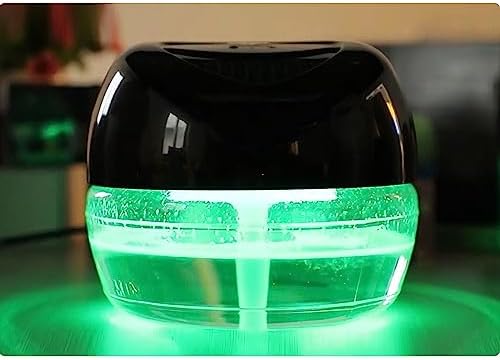 Purifier Air Washer, Air Fresher Aroma Diffuser for Home, Office, Air Purifier with Night Light (Black) - Image 2