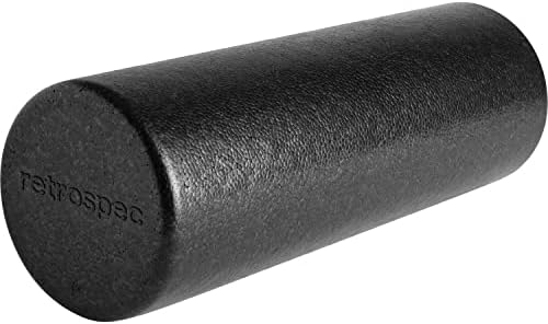 Retrospec Relief Foam Roller High-Density EPP Extra Firm Round Foam Roller for Exercise, Massage Yoga, Pilates and Post Workout Muscle Recovery by Retrospec