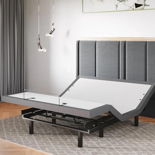 Sven & Son Classic Adjustable Bed Base, Head and Foot Lift, Massage, Under-Bed Lights, USB, Memory, Zero Gravity Smart Frame - Full by Unknown