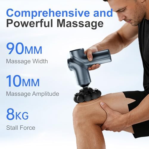 LEERCON Massage Gun Deep Tissue Mini Muscle Back Massager for Pain Relief - Image 3