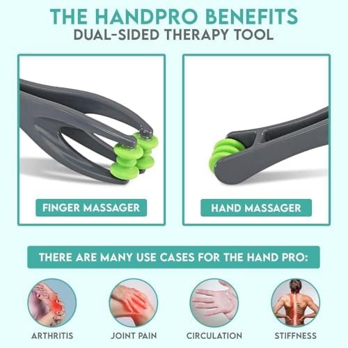 Dual Finger Massager - Hand Massage Tool for Knuckles, Palm, Wrist - 2 PK - Image 2