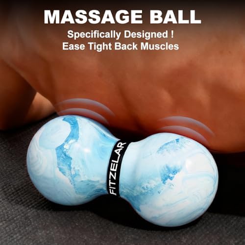 FITZELAR Massage Lacrosse Balls for Myofascial Release, Quality Certification, Massage Deep Tissue for Back and Shoulder, Trigger Point Therapy, Muscle Knots, Relieving Muscle Pain (2Blue) - Image 4