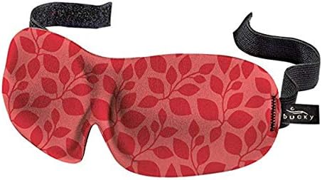Bucky 40 Blinks No Pressure Eye Mask for Travel & Sleep, Hibiscus Leaf, One Size by Bucky