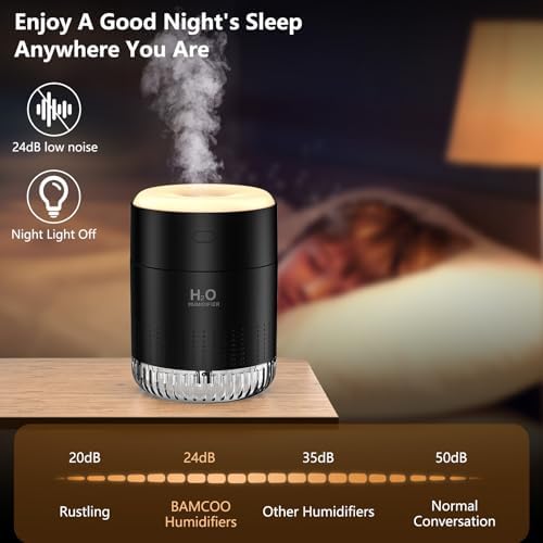 Small Humidifier for Plants, Small Plant Humidifier Indoor, Black - Image 6