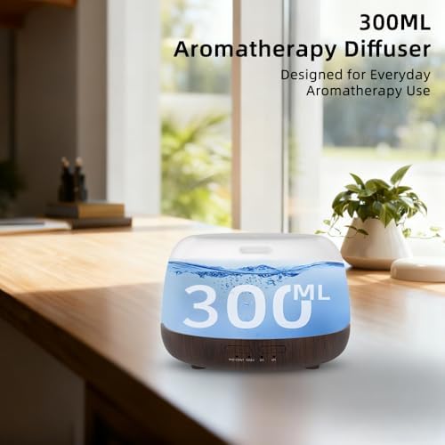 300ml Essential Oil Diffuser with Remote and Timer - Image 2