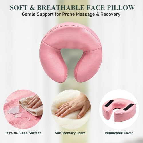 Massage Headrest for Bed, Face Down Massage Pillow & Face Cradle - Image 7
