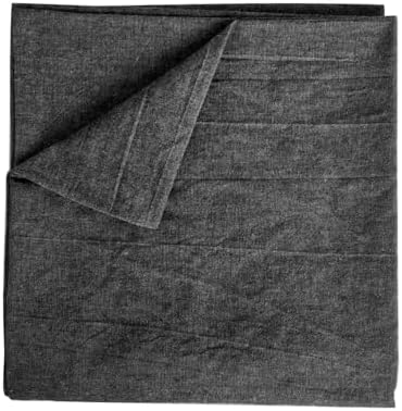 F.Y.Dreams 100% Washed Cotton Duvet Cover for Weighted Blanket 48x72 inches with 16 Ties, Zipper on Long Side/Grey/Just Duvet Cover - Image 6