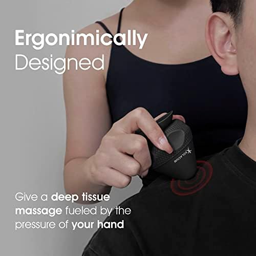 Solacium Mountable Massage Therapy Tool - Multi-Surface Suction Cup Wall Massage Tool for Sore Muscles, Myofascial Release, Stress Relief, Trigger Point and Deep Tissue Massage (Black) - Image 6