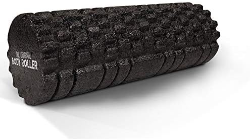 The Original Body Roller - High Density Foam Roller Massager for Deep Tissue Massage of the Back and Leg Muscles - Self Myofascial Release of Painful Trigger Point Muscle Adhesions - 12" Black by The+Original+Body+Roller