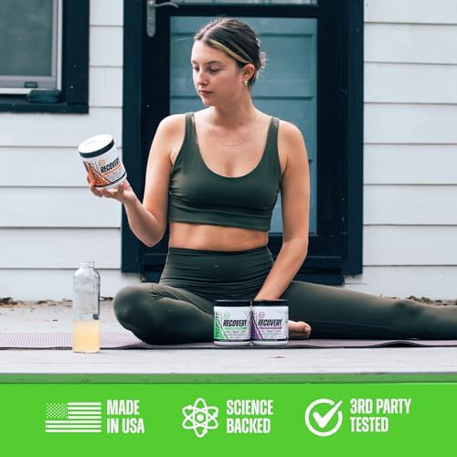 Outwork Nutrition Post Workout Recovery Powder - Creatine Monohydrate, KSM-66 Ashwagandha & Tart Cherry - Speeds Recovery, Eases Soreness - Creatine Powder for Men & Women, Green Apple, 240 Gr - Image 6