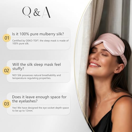 ZIMASILK Adjustable 3D 22 Momme 100% Mulberry Silk Sleep Mask - Image 7