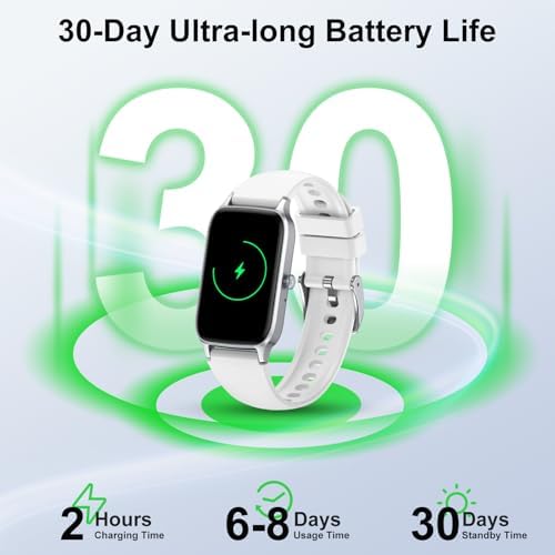 Jugeman Smart Watch for Men Women, 1.57" Smartwatch (Answer/Make Call), 2026 New Fitness Tracker with 110+Sport Modes, Heart Rate/Sleep Monitor, IP68 Waterproof, Smartwatches for Android iOS White - Image 7
