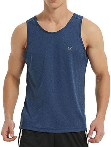 EZRUN Men's Quick Dry Workout Tank Top UPF 50+ Sweat-Wicking Gym Shirt - Image 2
