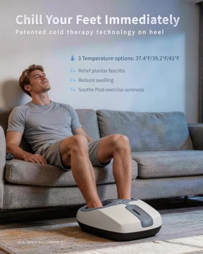Howdy Shiatsu Foot Massager with Cooling & Heating for Plantar Fasciitis - Image 2