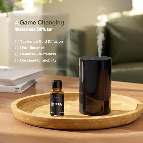 ANZ Waterless Diffuser for Essential Oil for Home, Room, White - Image 6