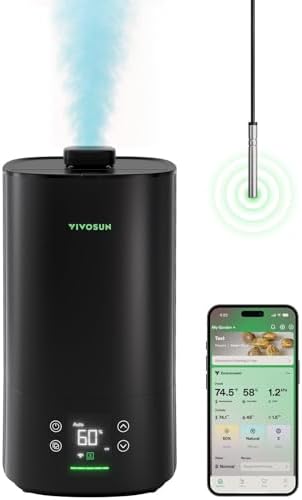 VIVOSUN AeroStream H05 1.32 Gal Smart WiFi Humidifier with Humidity Probe by Unknown