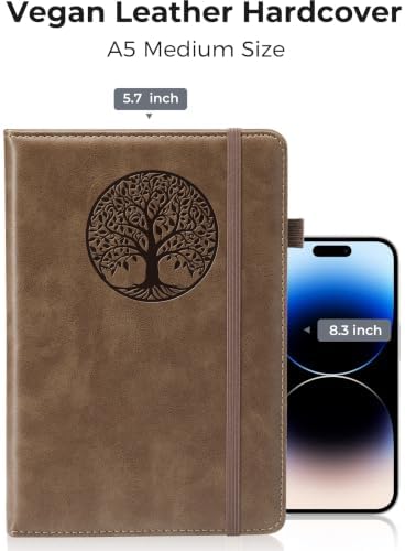 BIYUNRO Leather Journal, Writing Notebook for Women Men - Image 5
