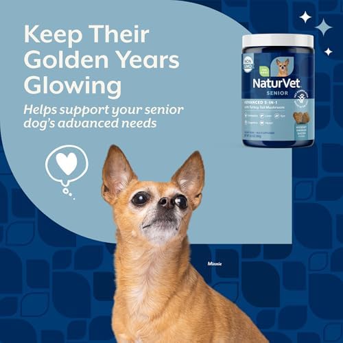 NaturVet Senior Advanced 5-in-1 Support Dog Supplement - 120 Ct - Image 3