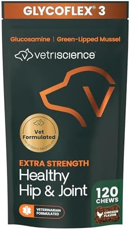 VetriScience Extra Strength Healthy Hip & Joint for Dogs, Chicken, 120ct by VetriScienceLaboratories
