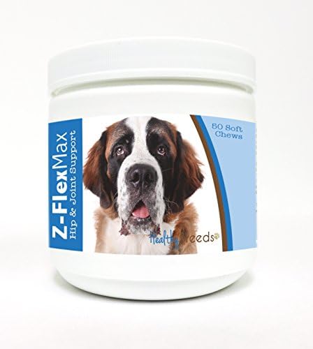 Healthy Breeds Saint Bernard Z-Flex Max Hip and Joint Soft Chews 50 Count by HealthyBreeds