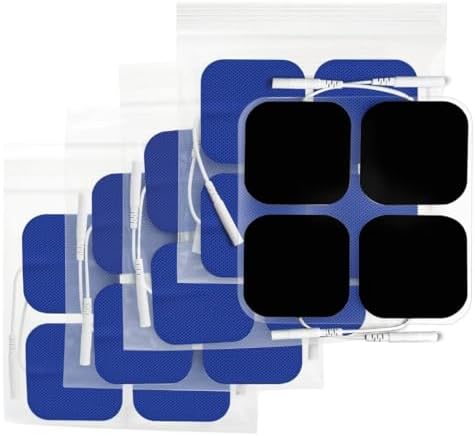 AUVON TENS Unit Pads Electrode Patches 20 Pcs, Upgraded Self-Stick, 2"x2" by AUVON