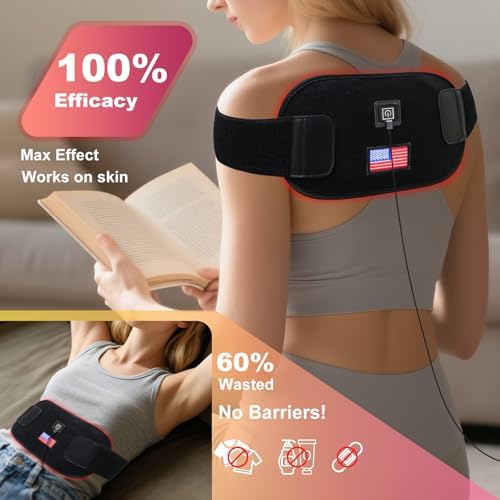 Red-Light-Therapy-for-Body,2026 Upgraded 4 Modes Near Infrared Light for Body Pain Relief,High-Efficiency Spherical Lamp Dual-Wave(660nm&850nm)LEDs,Corded-electric for Effective Therapy(12.4" x 6.1") - Image 5