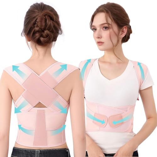 Posture Corrector for Women & Men Back Brace Instant Straightener Scoliosis by StraightenPostureSupportBackEmbraceConfidentPosture