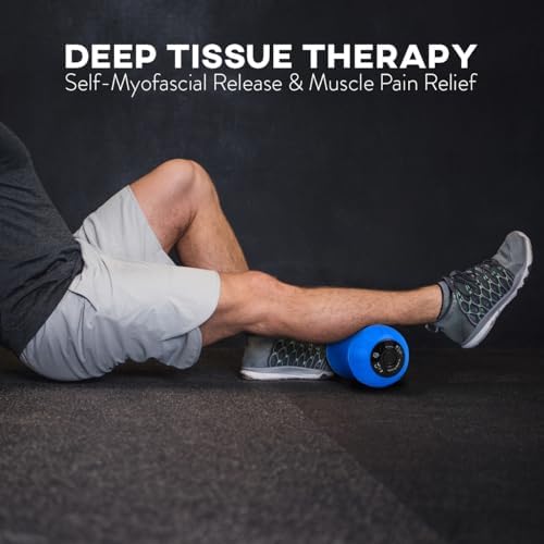 Rolling With It Vibrating Peanut Massage Ball, Deep Tissue, Blue - Image 6