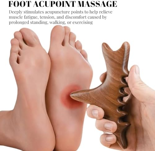 Wooden Foot Acupressure Reflexology Massager - Image 2