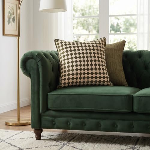 patdrea Designer Velvet Throw Pillow Cover,Set of 2,18"x18"-BrigittaC - Image 3