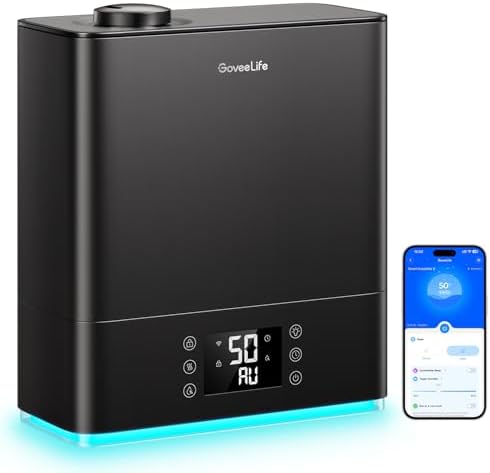 GoveeLife Smart Humidifiers for Bedroom Large Room, 6L Top Fill Humidifier by GoveeLife