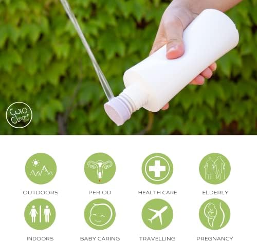CuloClean Portable Bidet for Toilet or Travel (Lilac). Peribottle for Postpartum Care. After Labor Essentials. Spray Douche for Mom and Baby. (CuloClean + Bottle, 1pcs Lilac) - Image 2