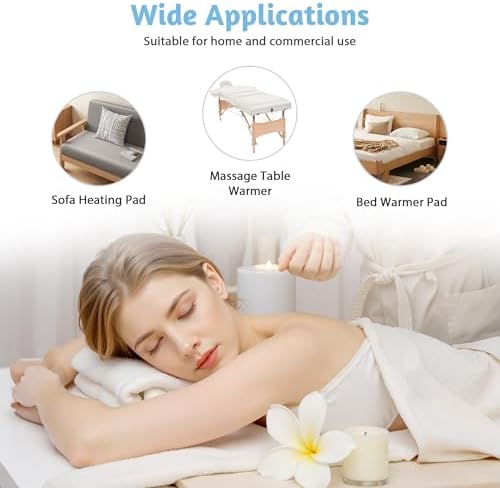 Massage Table Warmer Heating Pad Professional SPA Massage Bed Warmer Pads - Image 6