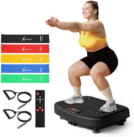 SoftGym Vibration Plate Exercise Machine for Lymphatic Drainage & Fitness by SoftGymUS