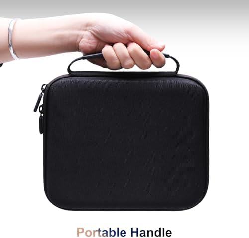 LTGEM Massage Case Compatible with TheraGun Relief Handheld Percussion Massage Gun/Neck/Back/Leg/Shoulder Massage Gun - Travel Protective Carrying Storage Bag, Black + Gray(Case Only) - Image 2
