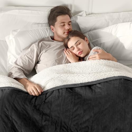 ESTINGO Electric Blanket Queen Size, 84"x90" Queen Heated Blanket with Dual Control of 5 Heating Levels & 10 Hours Auto Off, Fast Heating Blanket for Home Bedding Use, Dark Gray - Image 4
