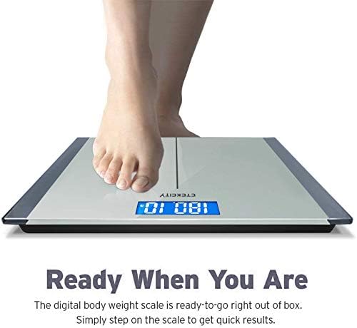Etekcity Digital Electric Bathroom Scale for Body Weight, 400 lbs, Sliver - Image 4