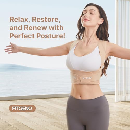 Fit Geno Invisilite Posture Corrector for Women Adjustable Upper Back Brace - Image 7