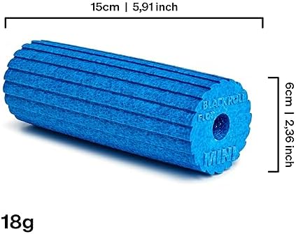 BLACKROLL - Mini Flow Foam Roller, Portable Massage Tool for Feet, Hands, and Arms, Ideal for Travel and Plantar Fasciitis Relief, Great for Exercise, Massage, and Muscle Recovery, 6" x 2" - Image 5