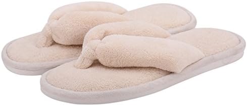 Onmygogo Indoor Slippers for Women Open Toe with Memory Foam, Soft Faux Fur Nonslip House Slippers by Onmygogo