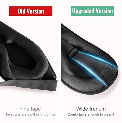 Sleep Mask for Lash Extensions, 3D Contoured Weighted Eye Cover - Image 4