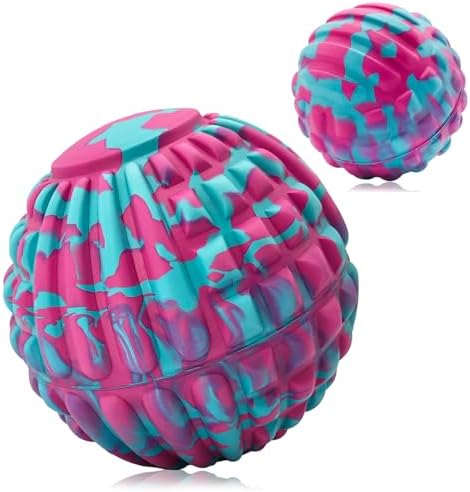 Deep Tissue Massage Ball for Exercise & Recovery - SGS Certification - Targets Back, Shoulder, Legs&Feet - Relieves Muscle Knots, Joint Pain&Tightness, Pressure Point Therapy- Myofascial Release Ball by -Movementislife-