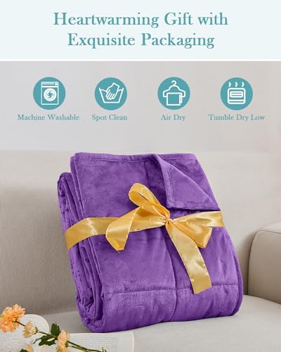 Topblan Weighted Blanket Twin Size 15lbs, 48 x 72 for Adults - Image 6