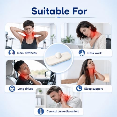 TALATEX Natural Latex Pillow for Neck Pain Relief, Ergonomic Teardrop Contour Pillow for Sleeping, Orthopedic Neck Support for Back Sleepers, Breathable & Odorless with Washable Cover (Standard) - Image 7