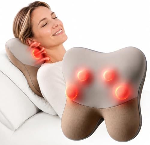 BOB AND BRAD Back Massager with Heat FSA Eligible, EZBack Corded Back Massager for Pain Relief Deep Tissue, Shiatsu Back Shoulder and Neck Massage Pillow, Soothing Full-Body Relief for Women Men by BOBANDBRAD
