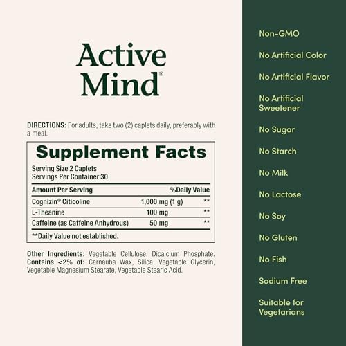Nature's Bounty Active Mind, Supports Focus by Assisting with Attention - Image 5
