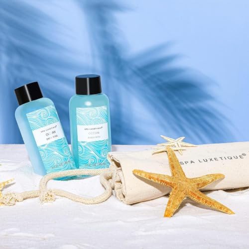 Spa Luxetique Gifts for Women, 6 Pcs Ocean Spa Gift Sets Includes Body Lotion, Hand Cream, Self Care Bath Set, Birthday Day Gifts for Women - Image 6