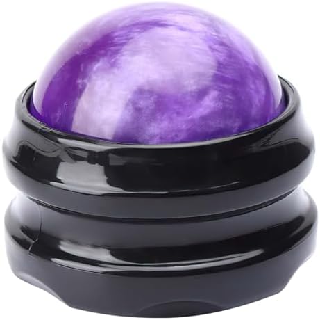 WOVTE Massage Ball, Lacrosse Balls, Self Massage Tool for Sore Muscles, Shoulders, Neck, Back, Foot, Body, Deep Tissue, Trigger Point, Muscle Knots, Yoga and Myofascial Release (Purple) by WOVTE